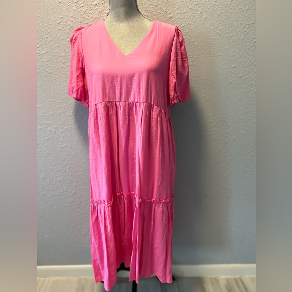 NWT Jade Melody Tam Women’s Pink Maxi Dress Sz M